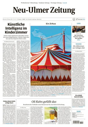 Cover of Neu-Ulmer Zeitung