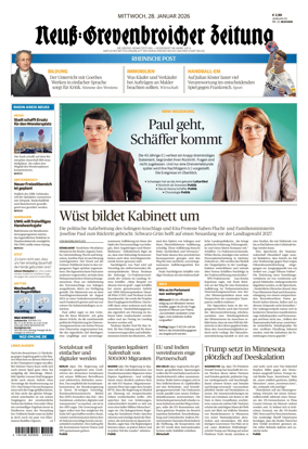 Cover of Neuss-Grevenbroicher Zeitung Neuss