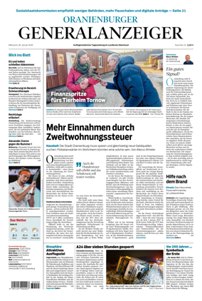Cover of Oranienburger Generalanzeiger