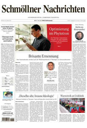 Cover of Ostthuringer Zeitung (Schmolln)