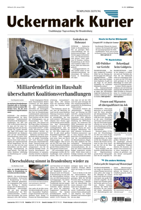 Cover of Templiner Zeitung