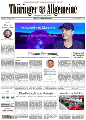 Cover of Thuringer Allgemeine (Sondershausen)