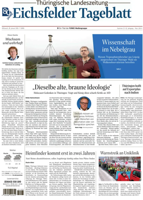 Cover of Thuringische Landeszeitung (Eichsfeld)