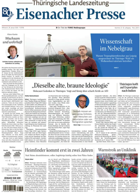 Cover of Thuringische Landeszeitung (Eisenach)