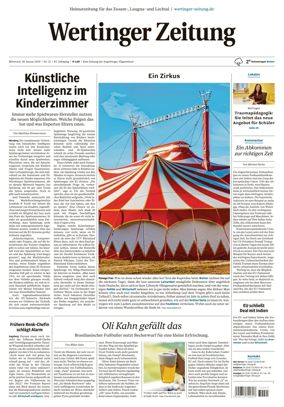 Cover of Wertinger Zeitung