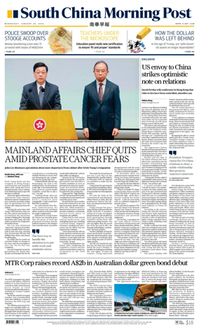 Cover of South China Morning Post