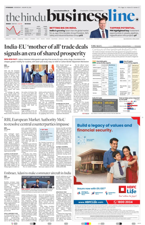 Cover of BusinessLine (Hyderabad)