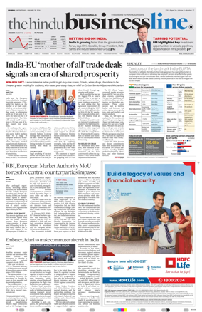 Cover of BusinessLine (Mumbai)