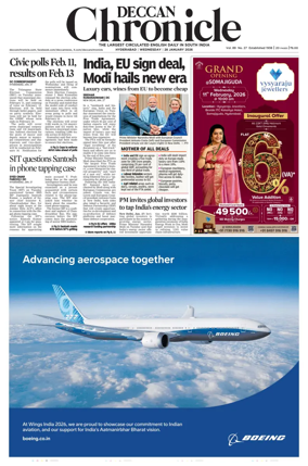 Cover of Deccan Chronicle