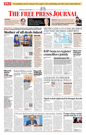 Cover of The Free Press Journal