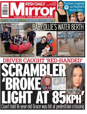 Cover of Irish Daily Mirror