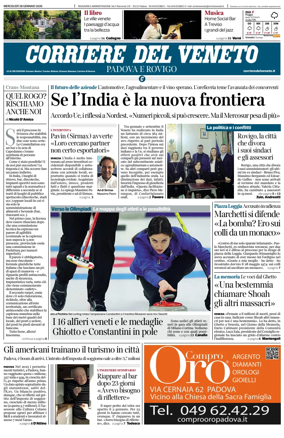 Cover of Corriere del Veneto (Padova e Rovigo)