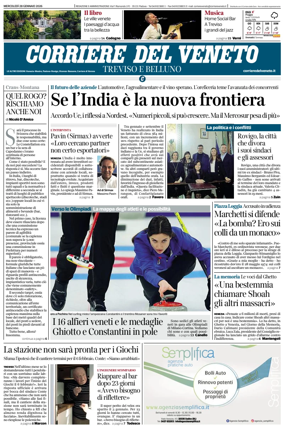 Cover of Corriere del Veneto (Treviso e Belluno)