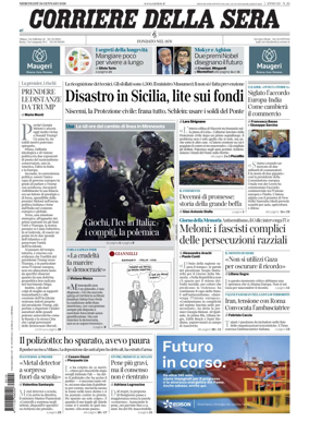Cover of Corriere della Sera