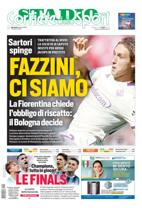 Cover of Corriere dello Sport Stadio (Bologna)