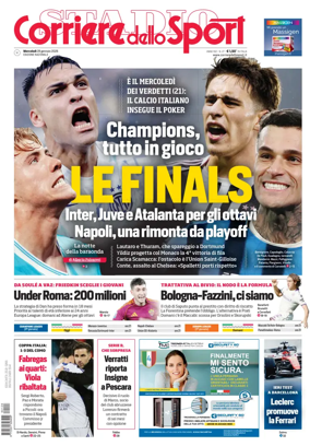 Cover of Corriere dello Sport