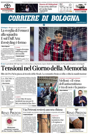 Cover of Corriere di Bologna