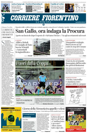 Cover of Corriere Fiorentino