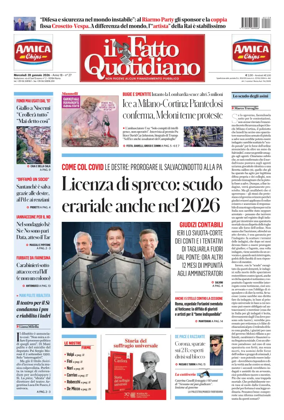 Cover of Il Fatto Quotidiano