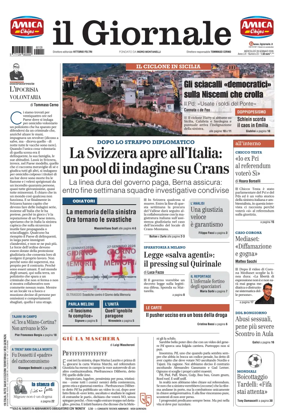 Cover of Il Giornale (Italy)