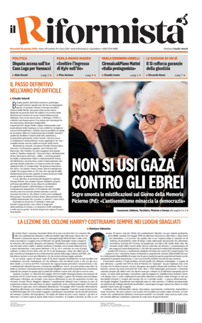 Cover of Il Riformista (Italy)