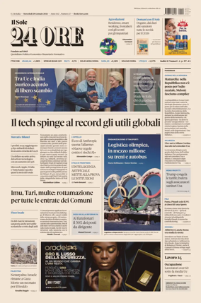 Cover of Il Sole 24 Ore