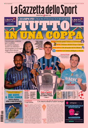 Cover of La Gazzetta dello Sport - Milano