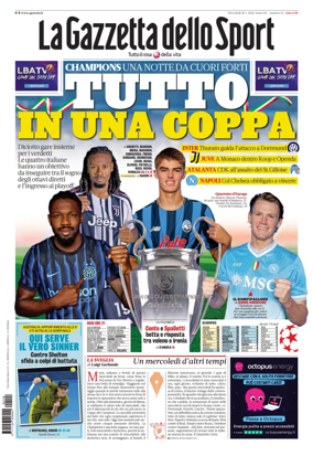 Cover of La Gazzetta dello Sport - Roma