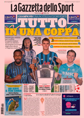 Cover of La Gazzetta dello Sport
