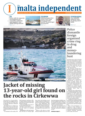 Cover of Malta Independent
