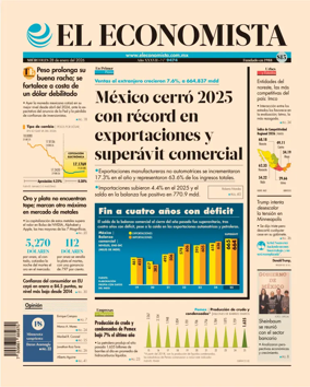 Cover of El Economista (Mexico)