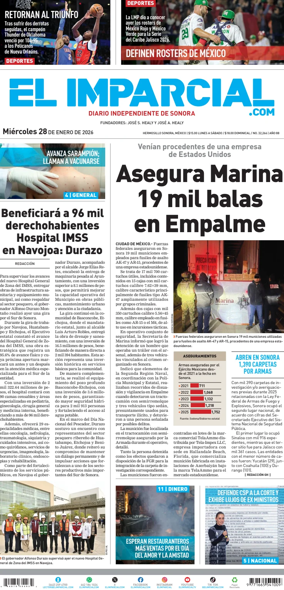 Cover of El Imparcial