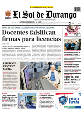 Cover of El Sol de Durango