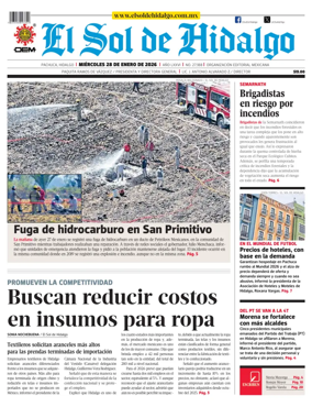 Cover of El Sol de Hidalgo