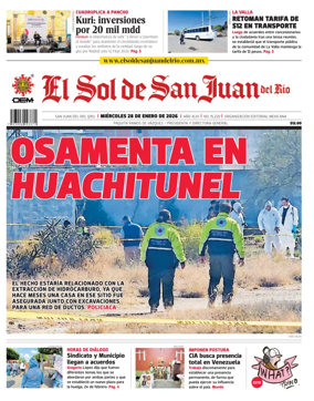 Cover of El Sol de San Juan del Rio