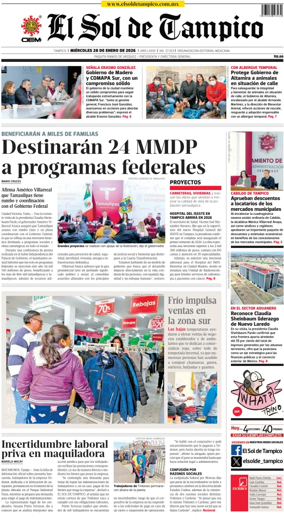 Cover of El Sol de Tampico