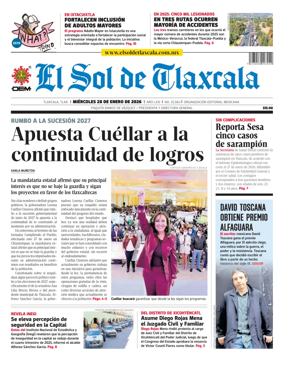 Cover of El Sol de Tlaxcala