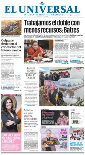 Cover of El Universal