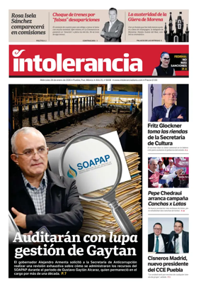 Cover of Intolerancia Diario