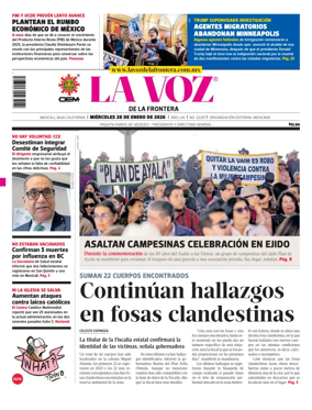 Cover of La Voz de la Frontera