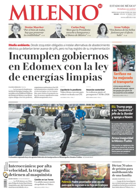 Cover of Milenio Edo de Mexico