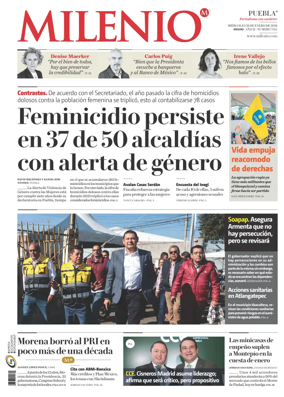 Cover of Milenio Puebla
