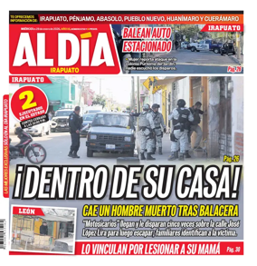 Cover of Periodico Al Dia (Irapuato)