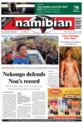 Cover of The Namibian
