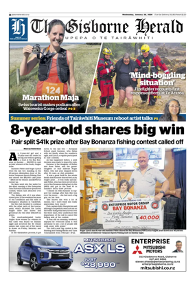 Cover of The Gisborne Herald
