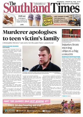 Cover of The Southland Times