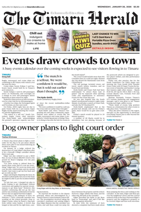 Cover of The Timaru Herald