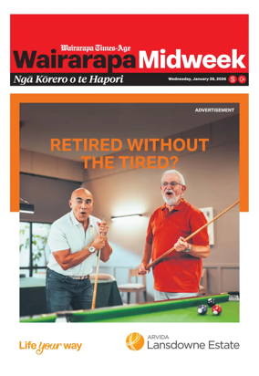 Cover of Wairarapa Times-Age Midweek