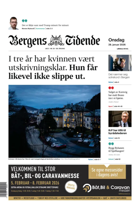 Cover of Bergens Tidende