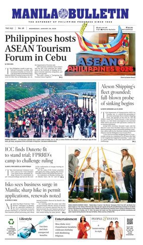 Cover of Manila Bulletin